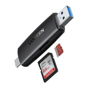 UGREEN 2 in 1 USB 3.0 & USB C SD Card Reader