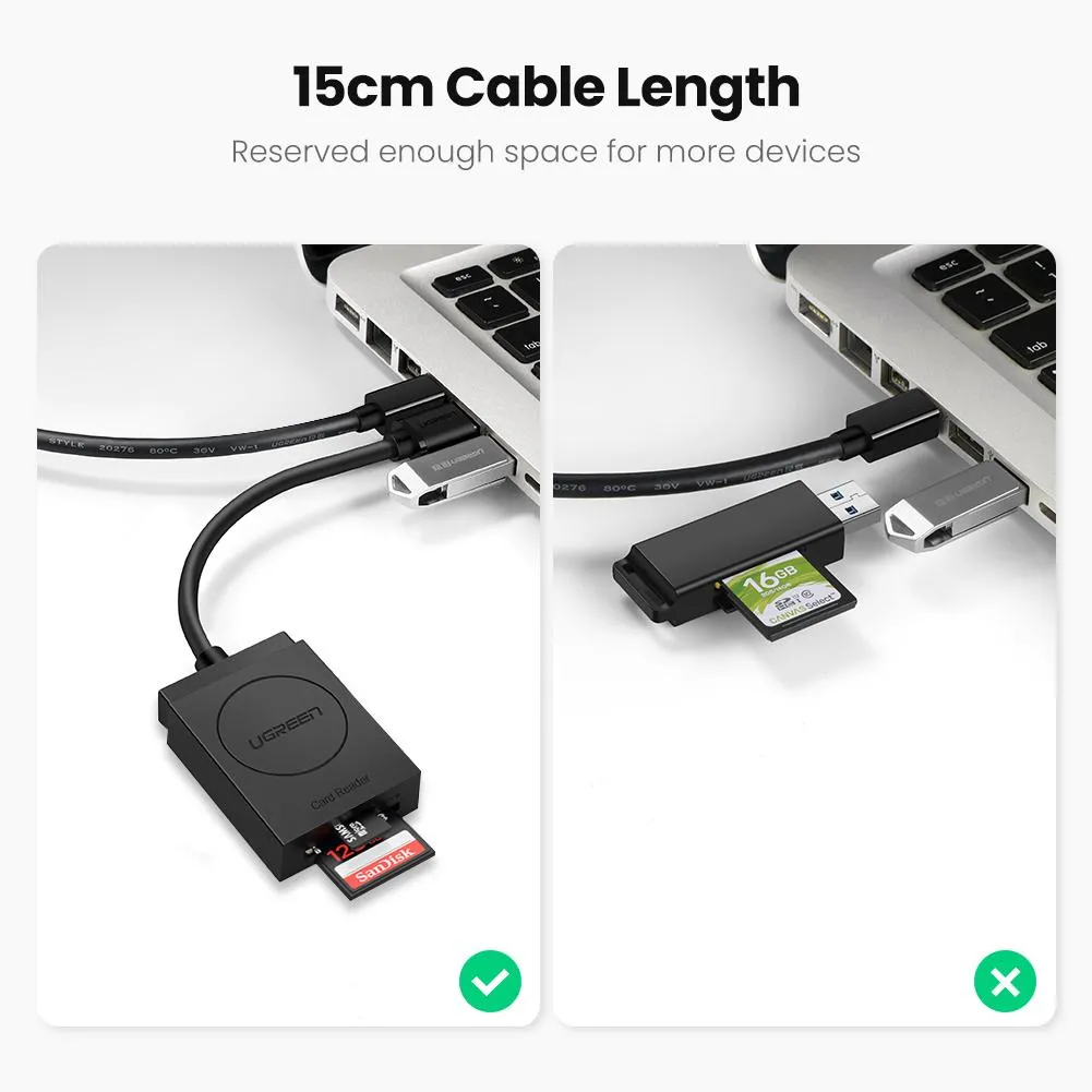 UGREEN 2-in-1 USB 3.0 SD/TF Card Reader