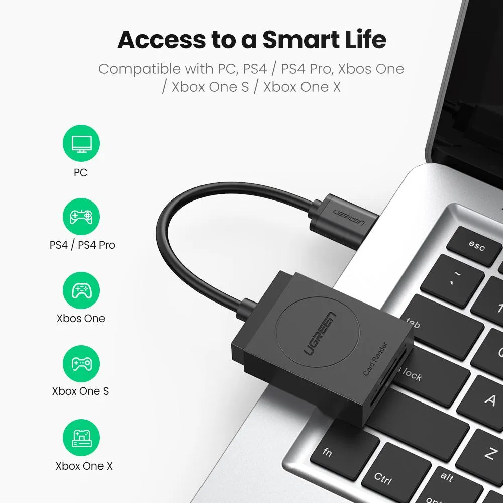 UGREEN 2-in-1 USB 3.0 SD/TF Card Reader