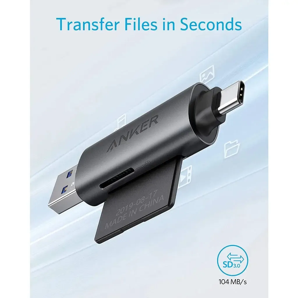 USB-C & USB-A PowerExpand 2-in-1 SD 3.0 Adapter A8326