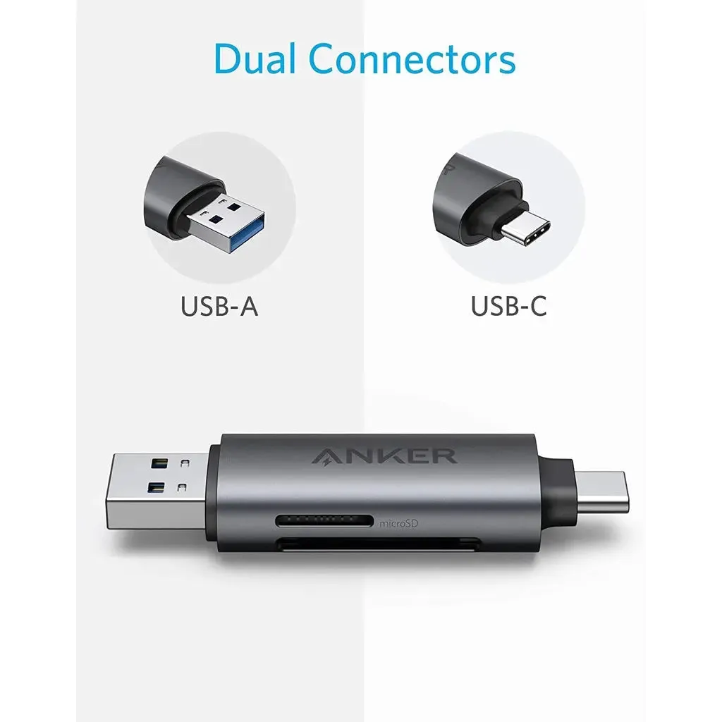 USB-C & USB-A PowerExpand 2-in-1 SD 3.0 Adapter A8326