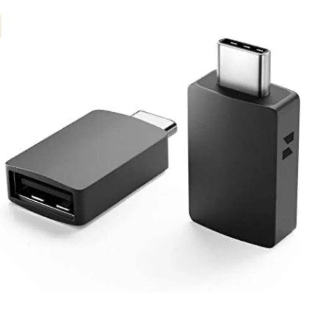 USB Type C Adapter Hi-Speed USB Type C to USB-A 3.0 for Phone or Computer, Black