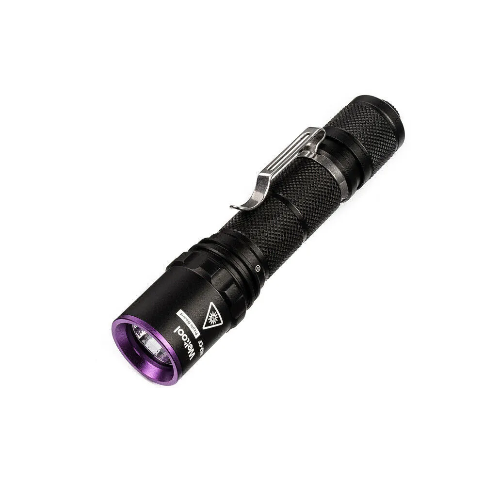 Weltool M2-CF "Purple Beard" UV Light 365nm Professional UV LED Flashlight